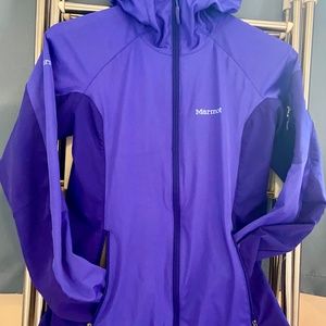 Marmot Women's Purple Hooded Softshell Jacket